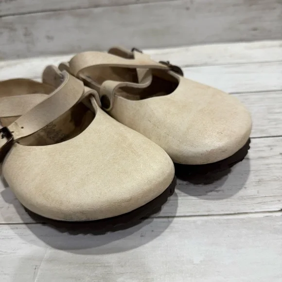 Birki's by Birkenstock Dorian Leather Buckle Clogs L8 - Picture 8 of 10